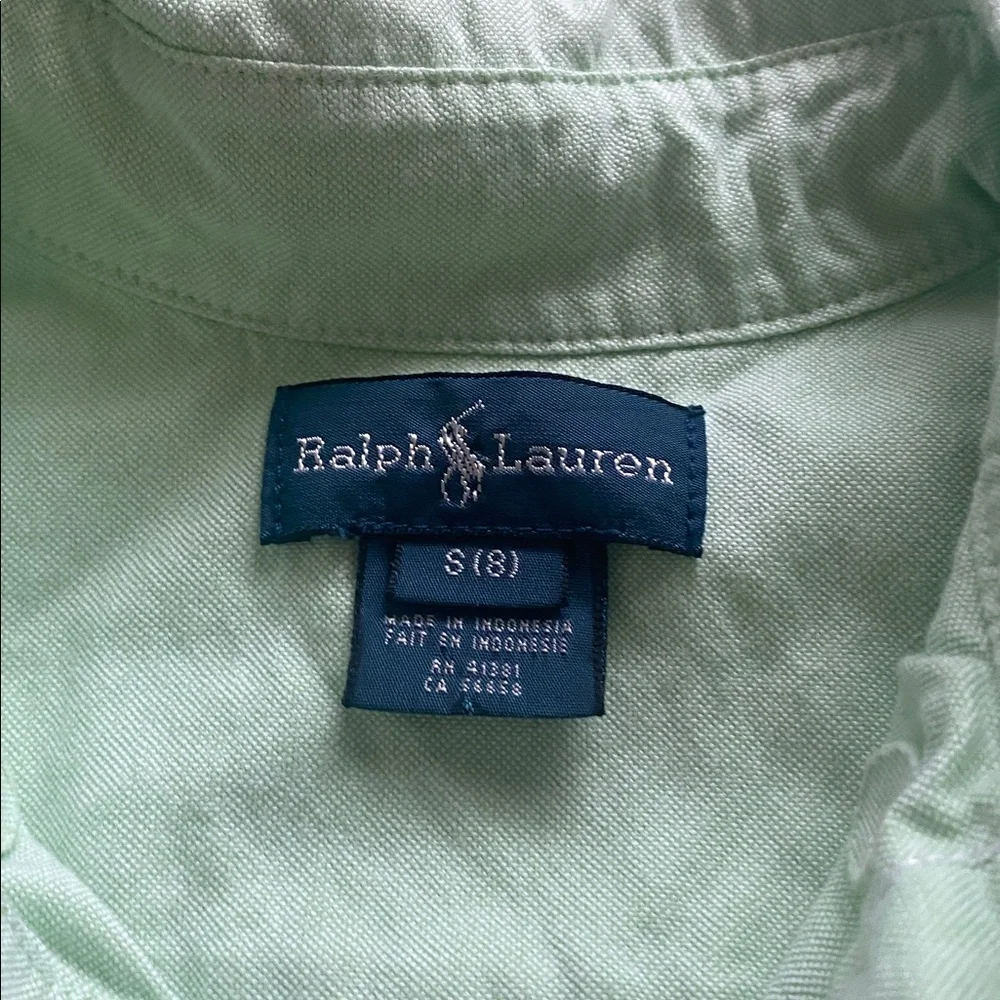 Ralph Lauren Button Down Long Sleeve Boys 8